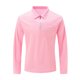 thumbnail image 2 of Camiseta de manga larga con solapa para hombre - Camisetas lisas informales para las fiestas - Tejido de poliéster - Tallas S-XXXL, 2 of 5