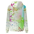 thumbnail image 3 of Womens Casual Hoodies Tie Dye Printed Long Sleeve Oversized Sweatshirt Pullover Fall Fashion Plus Size Hooded Tops with Drawstring Pockets 2024, 3 of 5