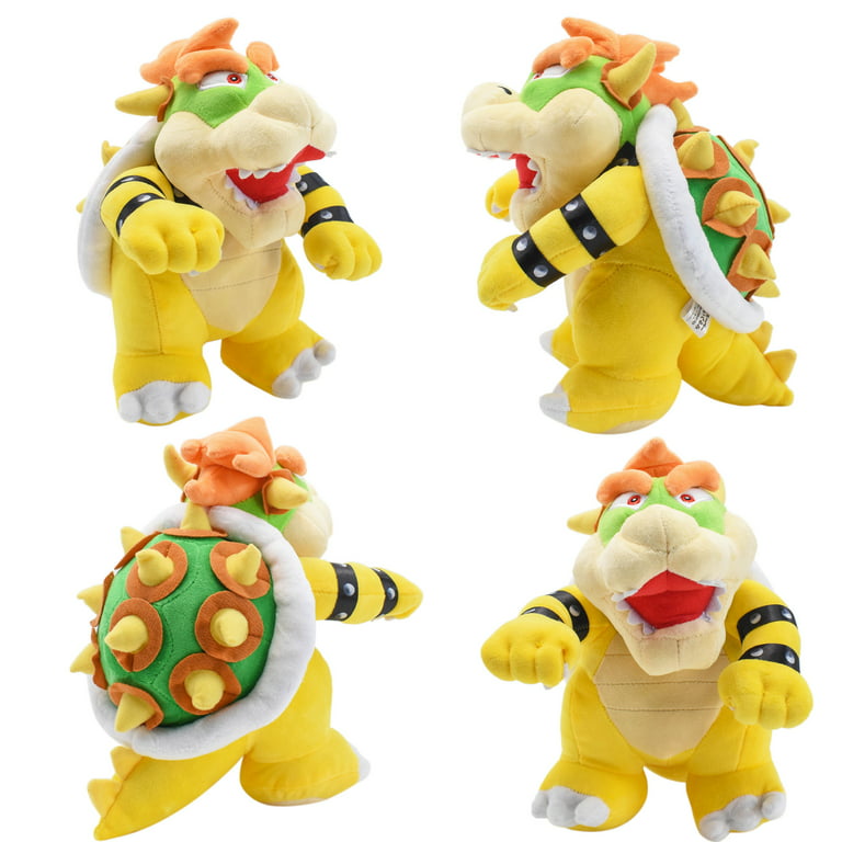 Super Mario Bros All Star Collection Stuffed Animals Plushie - Bowser King Anime  Plush,10 