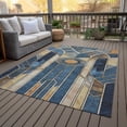 thumbnail image 3 of Dalyn Rugs Machine Washable Indoor/Outdoor Chantille ACN2176 Blue 3' x 5' Rug, 3 of 9