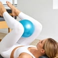 thumbnail image 4 of Small Exercise Ball, Exercise Ball Small, Pilates Ball Small, Yoga Ball, Balance Ball, Therapy Ball, 9 In, Pink, Inflation Tube, 1 Pc, Exercise Balls Physical Therapy, Pregnancy, 4 of 5