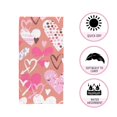 thumbnail image 3 of Romantic Bath Towel Absorbent Soft Decoration Hand Tower Multiuses for Bathroom Hotel Gym Spa Beach 30 x 15 inch, 3 of 6