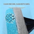 thumbnail image 4 of Window Screen Cleaner, 2 in 1 Window Screen Cleaning Brush with Squeegee, Mesh Screen Cleaner Tool for Patio, Door, Porch Screens, Wet Dry Dual-Use (2PC-Mix), 4 of 8