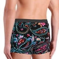 thumbnail image 5 of Daiia Paisley Men's Underwear Boxer Briefs, Cotton Stretch Moisture-Wicking Underwear-Small, 5 of 9