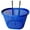 Blue, variant on Bicycle Basket Strong Large Capacity Hollowed-out Plastic Basket Multifunctional Item Storage Removable Folding Bike Organizer Front Basket Cycling Accessories