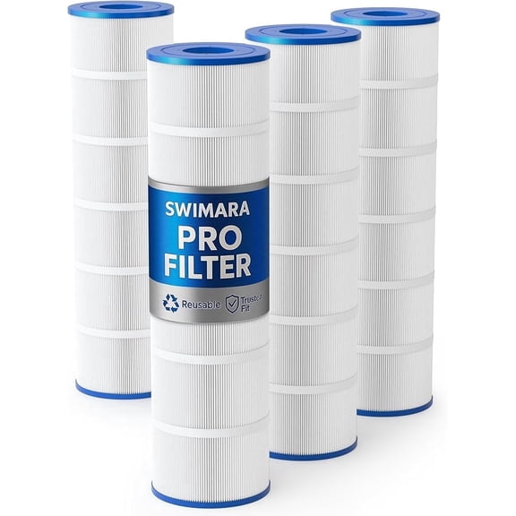Upgraded 5oz C4000/C4020 Pool Filter Cartridges, Compatible with Hayward SwimClear Legacy Models C4000/C4020, Replaces OEM CX870RE, Pleatco PA100N, 4-Pack, 400 Sq.Ft Total, Premium Media