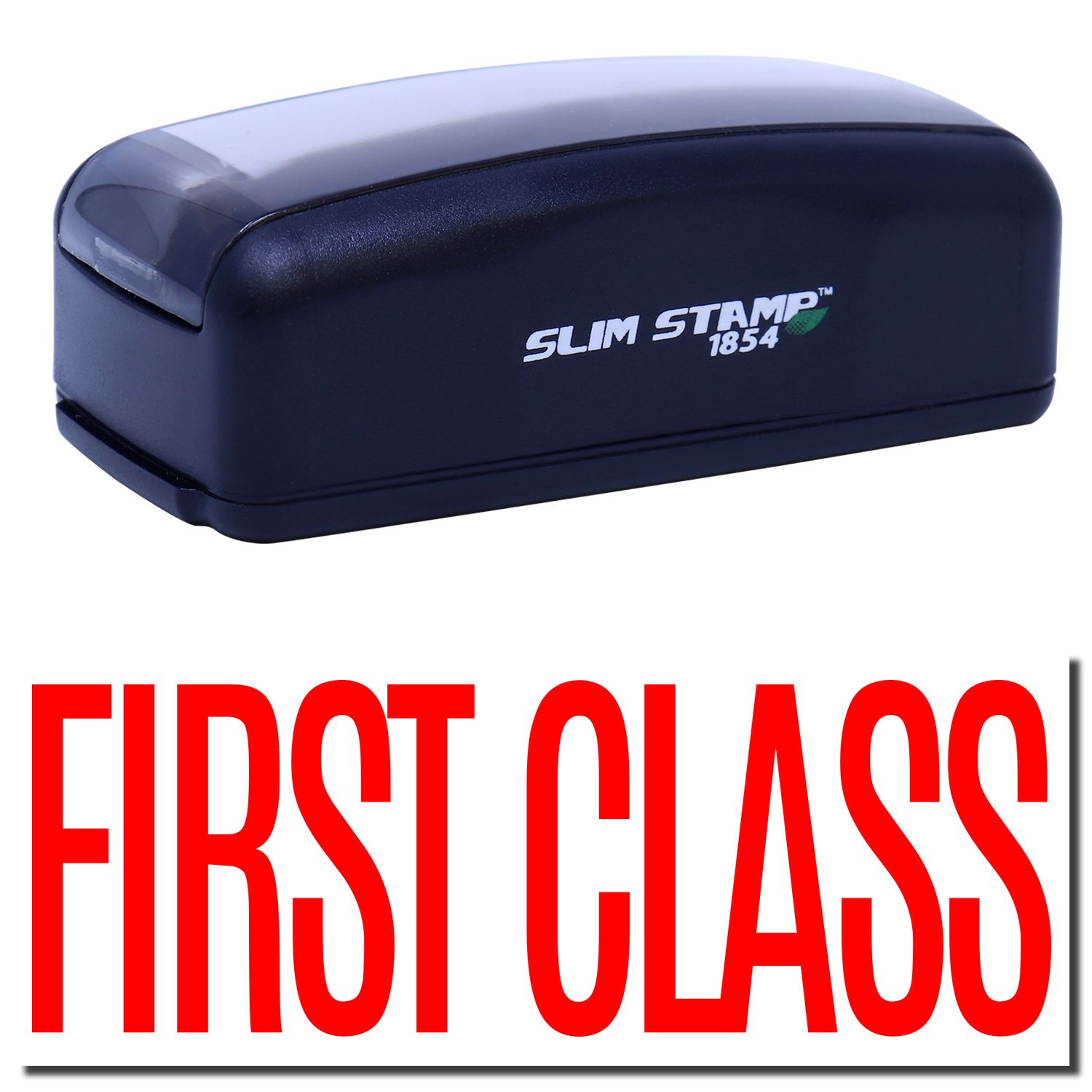 Large Pre-Inked First Class Stamp, Slim 1854, Ultra Slim Design ...