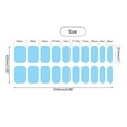thumbnail image 3 of KEINXS Semicured Gel Nail Stickers UV/LED Lamp Required 20Pcs Gel Nail Polish Wraps, 3 of 21