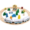 thumbnail image 1 of Y-Loong Kids Electric Train Set Wooden Railway Toys Learning Educational Toys, 1 of 5