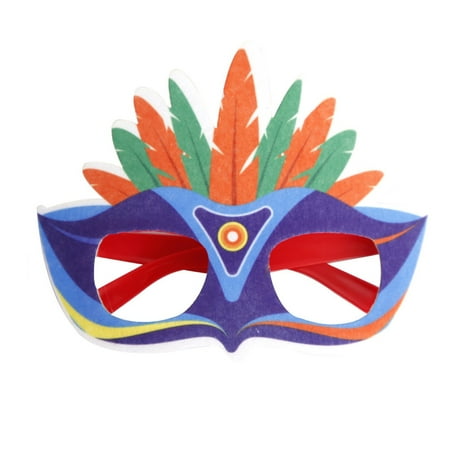 

XCVBTZQG Mardi Feather Pattern Glasses Summer Party Children Decoration Festival Party Photo Props Brand design(Clearance)