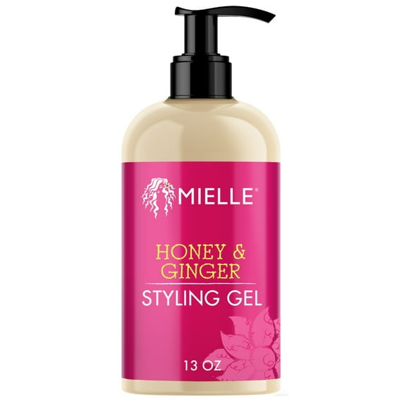 Mielle Organics Honey & Ginger Styling Gel 13oz, Curl Enhancing, All Hair Types, Unisex