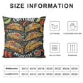 thumbnail image 5 of Orinice Tacos Graphic Decorative Throw Pillow Cover for Home Couch Living Room Bed Sofa - Square 1PC 24x24in, 5 of 5