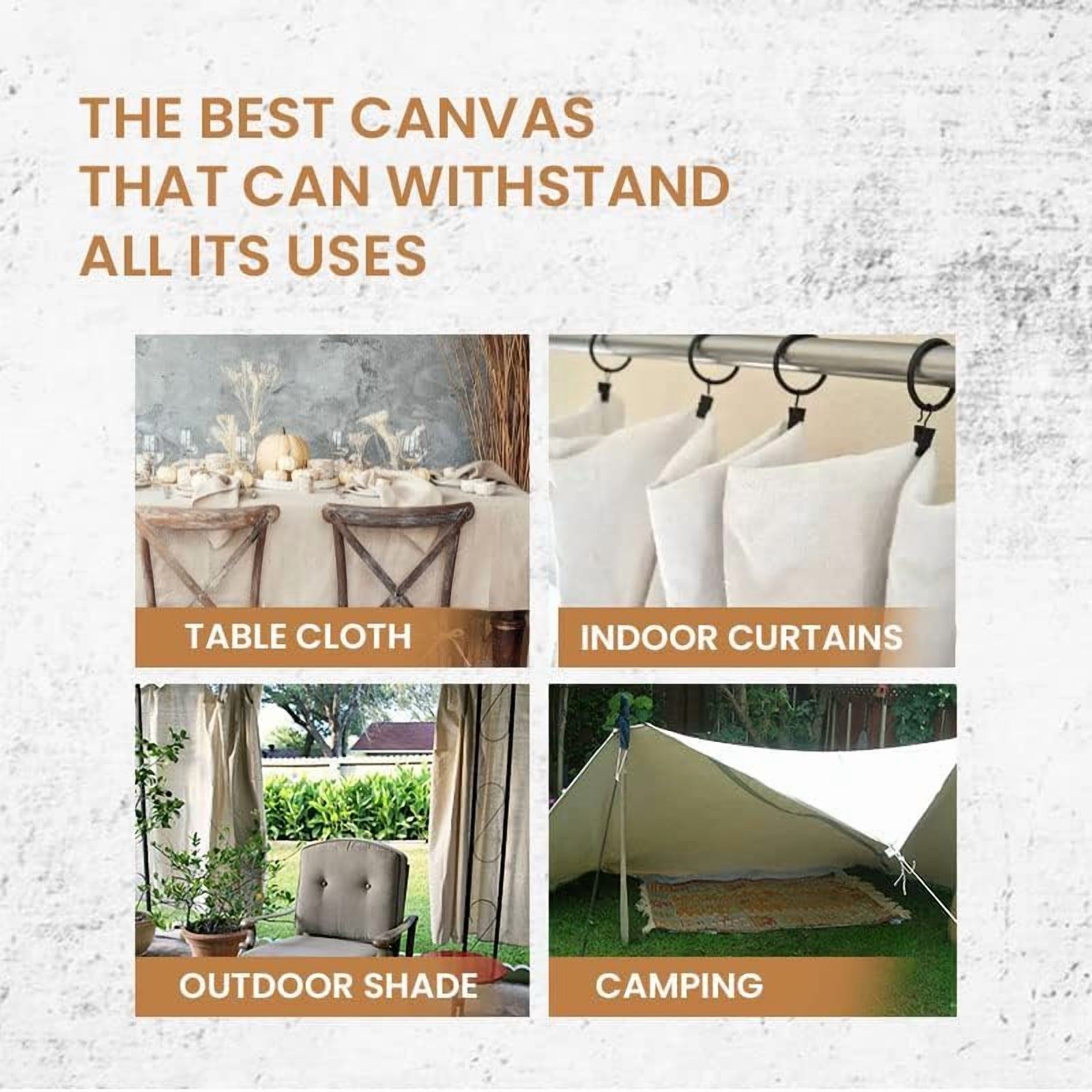 Zuperia Canvas Drop Cloth 6 ft. x 9 ft., 2-Pack photo 6
