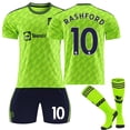thumbnail image 1 of 22/23 Manchester-united Second Away Jerseys Children's Football Training Suit Set, 1 of 5