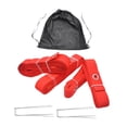 thumbnail image 1 of Líneas de voleibol de playa con bolsa con cordón, equipo portátil resistente a la intemperie Rojo, 1 of 9