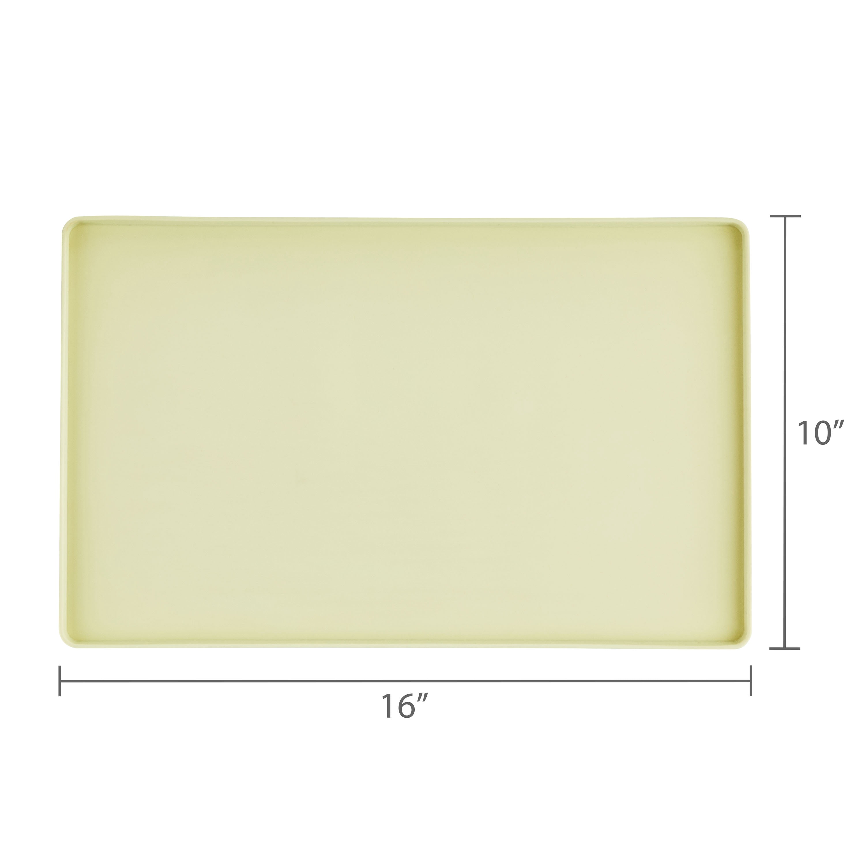 Vibrant Life Small Silicone Pet Feeding Mat, Gray, 13" x 8"