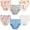 # C, variant on Girls 100% Cotton Briefs All-Season Underwear for Kids Girls Cartoons Panties 6 Packs,Style C for 6-7 Years