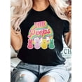 thumbnail image 1 of Camiseta con estampado "Hola de Pascua", cuello redondo, manga corta, cómoda y casual para primavera y verano. Ideal para adultos, hombres, mujeres, adolescentes, jóvenes y uso casual., 1 of 6