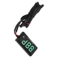 thumbnail image 1 of LCD Motorcycle Thermometer Ultra Thin Waterproof Water Temperature Meter Sparking Plug Adapter DC12V, 1 of 7
