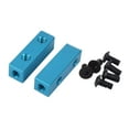 thumbnail image 2 of tamizeot 2Pcs RC Servo Mount Easy to Install DIY Accessory for 1/10 CW01 Model RC Car blue blue for 1/10 RC car, 2 of 6
