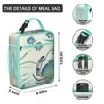 thumbnail image 3 of Oceanic Seahorse Lunch Cooler Bag, Insulated Leakproof Lunch Box for Fishing & Beach - Reusable Portable Tote for Men Women Outdoor, 3 of 6