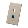 thumbnail image 3 of FACEPLATE, OVERSIZED, 2-PORT, ALMOND, 3 of 3