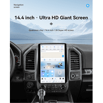 14.4 inch Vertical Screen For Ford F150 2015-2022 car Radio Multimedia stereo Player Android Unit
