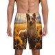 thumbnail image 1 of Fotbe Pastoral Sunflower Corgi Pantalones Cortos de Pijama para Hombre, Ropa de Dormir, Pantalones de Pijama Cortos para Hombre-Small, 1 of 6