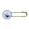thumbnail image 1 of Ballenas fluorescentes rodeadas EsES Broche De Broche De Metal Antiguo Unbranded M, 1 of 3