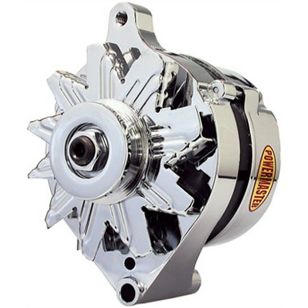 Powermaster 17078 Alternator Ford 1G External Regulated Chrome 60 Amp