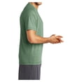 thumbnail image 3 of Yellow Rooster Mens Tri-Blend Wicking Raglan Tee Forest Green Heather M, 3 of 6
