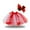 Red, variant on Lilgiuy Tutu Skirt for Little Girls Cute Party Dance Costume Splice Rainbow Net Yarn Sequins Dress Up with Bow Hairpin Decoration