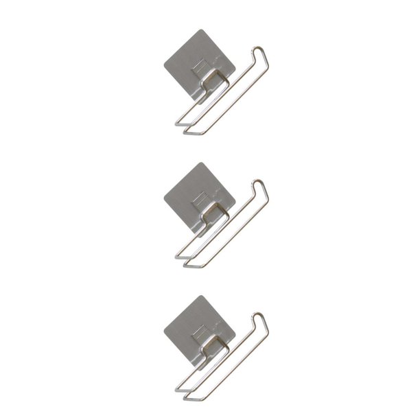 Kearding Stainless Steel Holder Punch Free Self-adhesive Rack Load-Bearing Racks Storage Bracket Large Rustproof Hanging Type1 NO1 Kearding CBP591427