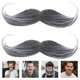 thumbnail image 2 of 2 bigotes postizos realistas, barba falsa, bigote artificial, vello facial para disfraz, barba postiza para fiesta de disfraces de Halloween, 2 of 8