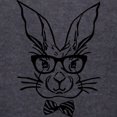 thumbnail image 3 of CafePress - Cute Hipster Easter Bunny Long Sleeve T Shirt - Mens Hooded Shirt, 3 of 3