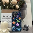 thumbnail image 7 of Case for iPhone 14 Pro Case, Hybrid 2-Layer Silicone Protective Glossy Case for Girl Women Case for iPhone 14 Pro Dinosaur Universe Pattern, 7 of 7