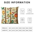 thumbnail image 5 of Throw Pillow Covers Cute Fox Owl Square Pillowcases for Home Decor Sofa Car Bedroom Forest Animal Floral Mushroom Cartoon Painting Pillow Cases, 5 of 5