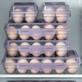 thumbnail image 6 of Durable PP Eggs Organizers Clear Design Easy Cleaning Kitchen Essential, 6 of 9