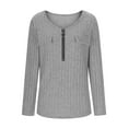 thumbnail image 5 of Neewe Fall Quarter Zip Pullover Sweaters for Women 2025 Long Sleeve Collared Fitted Ribbed Knit Tops, 5 of 7