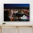 thumbnail image 3 of wall26 Canvas Print Wall Art Las Vega Strip Night Hotel Skyline Architecture &amp; Maps Cityscape Photography Realism Global Scenic Colorful Multicolor for Living Room, Bedroom, Office - 16"x24&, 3 of 5