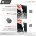 thumbnail image 5 of Stylish Siena One-Handle Polished Chrome Pull Down Kitchen Faucet Height 17¾" K-135C, 5 of 9