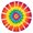 Rainbow Tie Dye-1, variant on Colorful Rainbow Tie Dye Spiral Pattern Round Fitted Tablecloth with Elastic Edge,Dining Table Cover Waterproof,Outdoor Round Tablecloth for Camping,Dining,Indoor and Outdoor