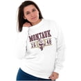 thumbnail image 4 of PACMAN Arcade Game Montauk Varsity Sweatshirt for Men or Women Brisco Brands S, 4 of 6