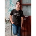thumbnail image 2 of Send Memes Secret Message Graphic Quote Men Black T-Shirt, Male Medium, 2 of 4