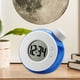 thumbnail image 4 of Reloj de escritorio retro con mecanismo de agua, reloj despertador digital moderno para Azul, 4 of 6