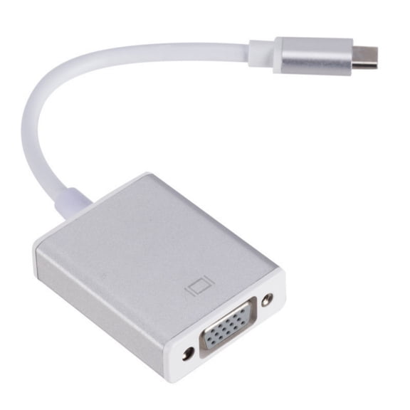 Type C to VGA Adapter Cable 15 Pin D Sub Female to Female Connector Cord Wire for Laptop PC Monitors Projector