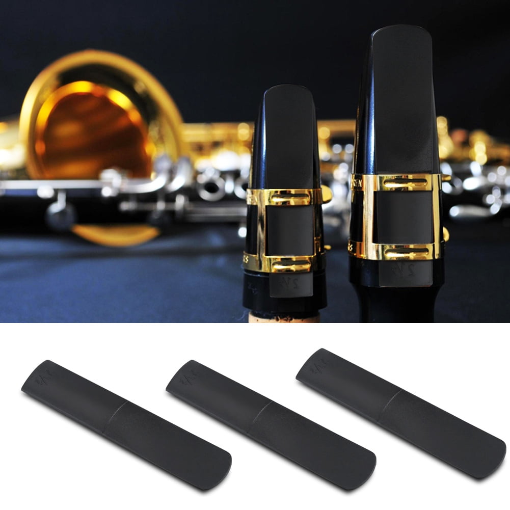 FAGINEY 3pcs Plastic Alto Saxophone Mouthpiece Reeds 2.5 Parts Repair