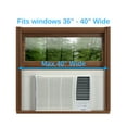 thumbnail image 2 of Breeze Stop Surround Insulation Side Panels White for Window AC Unit Indoor Air Conditioner Cover for Winter and Summer ( Fits 36" - 40" Wide Window), 2 of 5