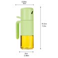 thumbnail image 3 of 2 In 1 Oil Dispenser And Oil Sprayer Oil Sprayer For Cooking Cooking Oil Dispenser Sprayer Oil Dispenser For Kitchen Spray 16Oz Glass Olive Oil Dispenser Bottle,1X Oil Spray Pot Clearance, 3 of 9