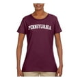 thumbnail image 2 of Wild Bobby State of Pennsylvania College Style Women Graphic Tee, 2 of 6